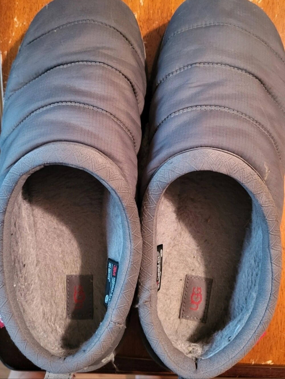 Men's UGG Quilted Slip-On Indoor/Outdoor Shoes - Gray